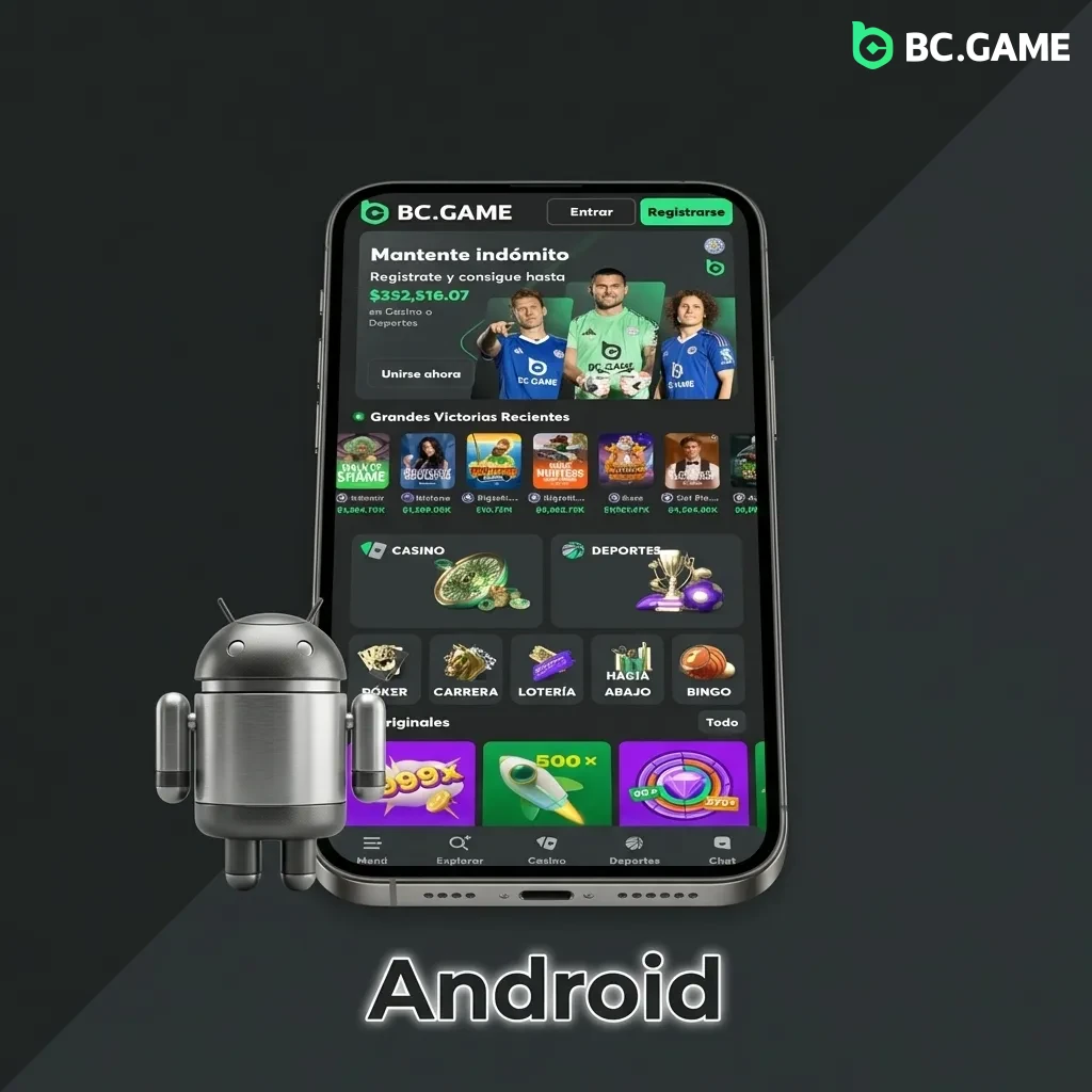 BC Game Android app download and installation steps on mobile device