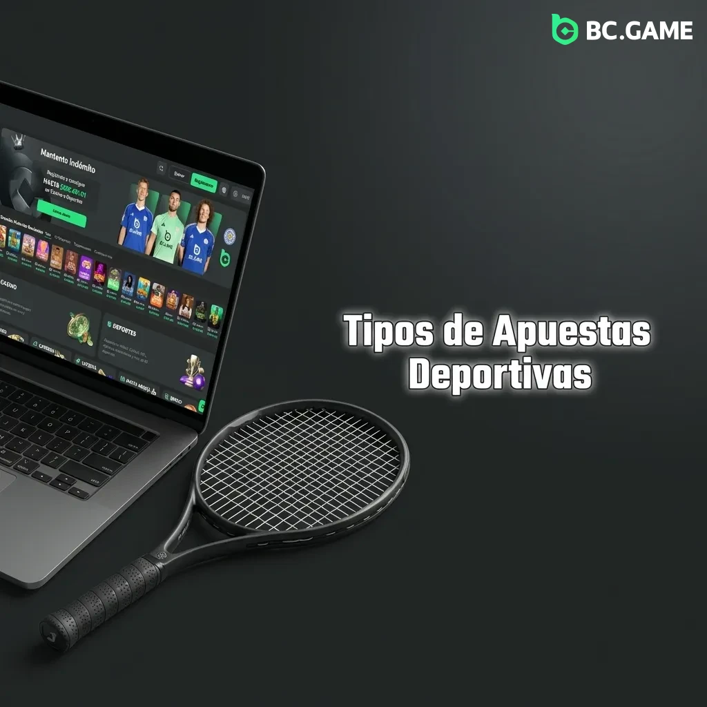 BC Game sports betting options covering 40+ sports including soccer, baseball, boxing, basketball, and tennis markets