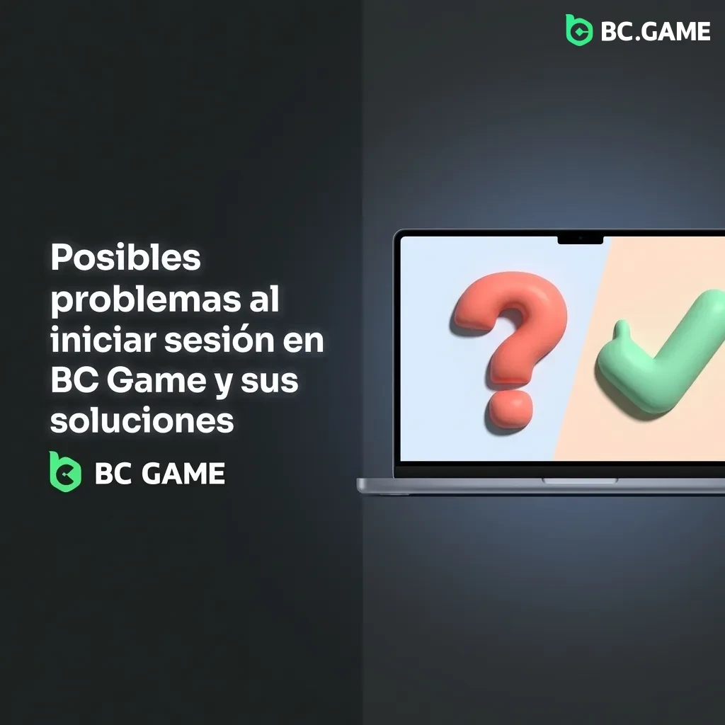 BC Game login troubleshooting guide showing common access problems and their step-by-step solutions in a table format