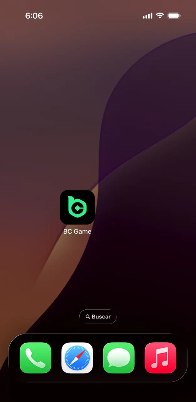 Abra el acceso directo desde su escritorio móvil y comienza a explorar todos los juegos en BC Game.