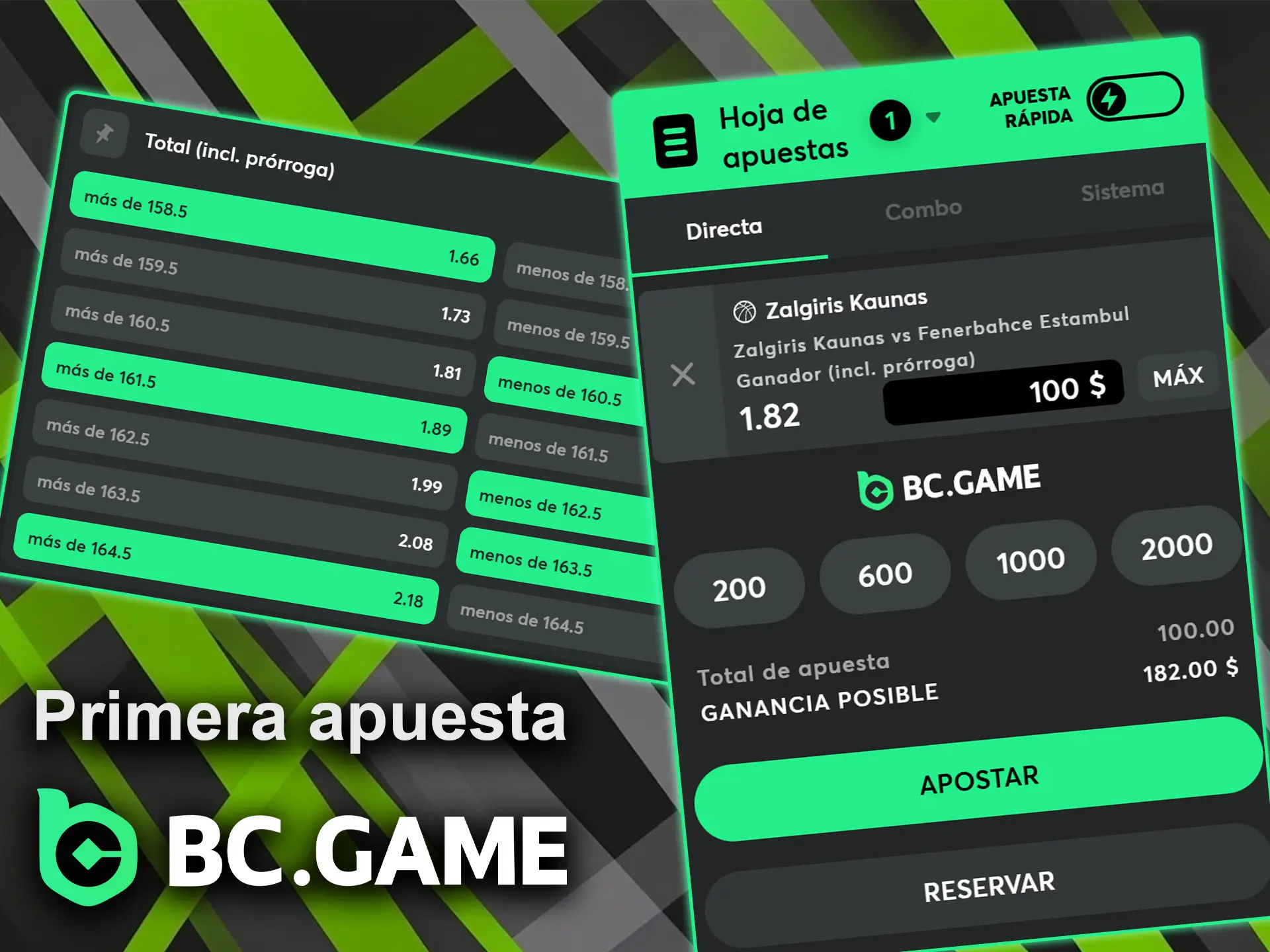 Realiza un depósito y haz tu primera apuesta en BC Game.