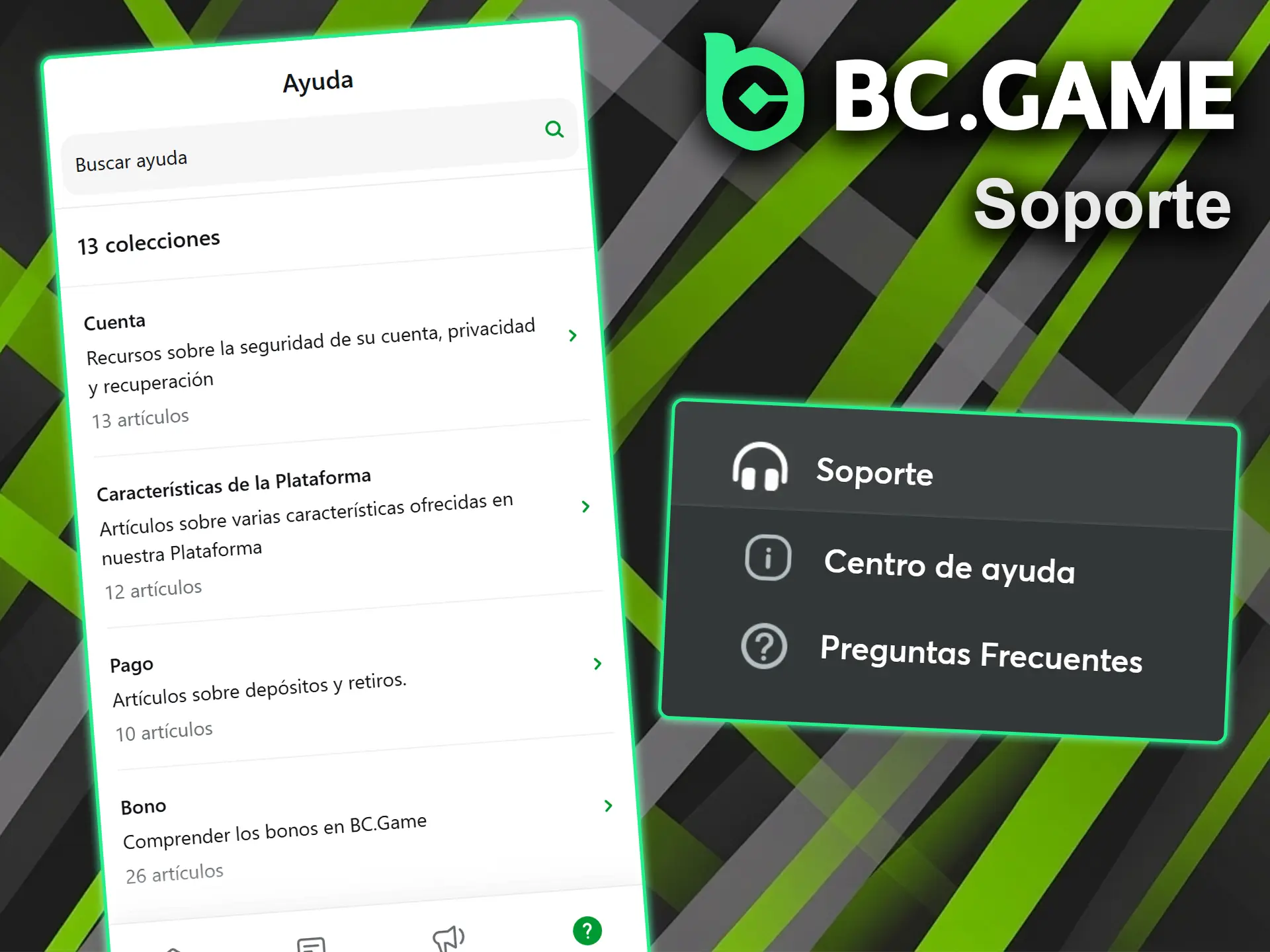 Resuelve tus dudas en cualquier momento con la ayuda del servicio de atención al cliente de BC Game.
