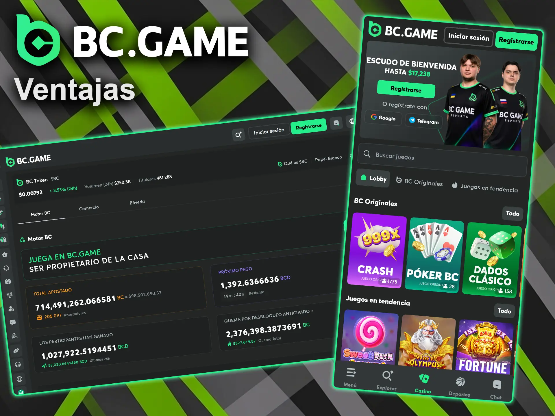 Descubre todas las ventajas exclusivas para los jugadores al unirte a BC Game.