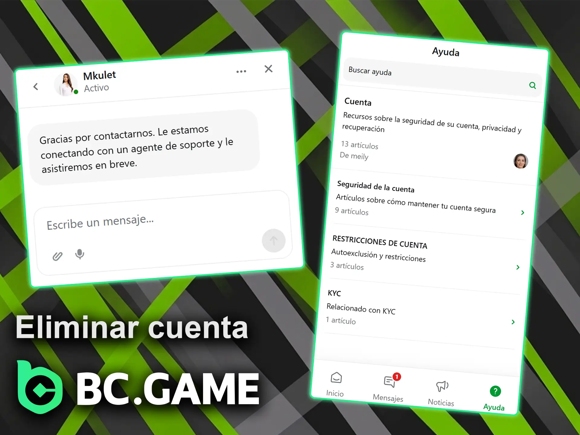 Descubre cómo eliminar tu cuenta de BC Game.